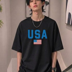 Stylish Drop Shoulder Cotton T-Shirt for Men