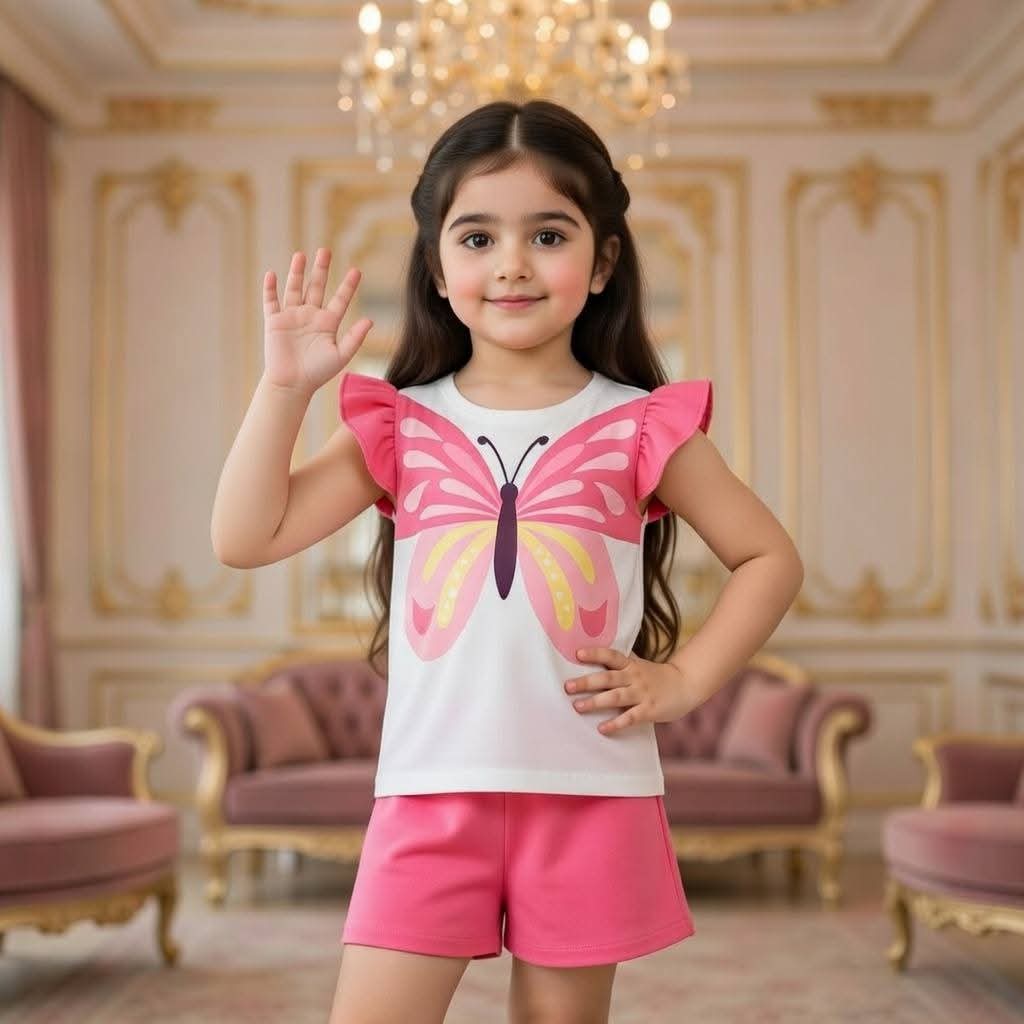 Kids Cotton TShirt and Pant Set