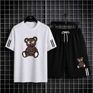 Summer Essential Mesh T-Shirt and Shorts Combo Set